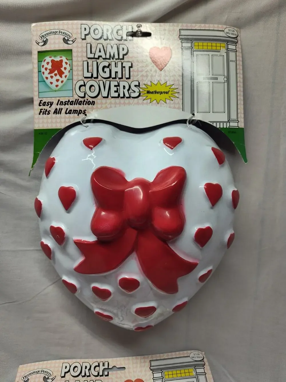 Vintage Heart Shaped Outdoor Porch Lamp Light Cover Valentine's decor
